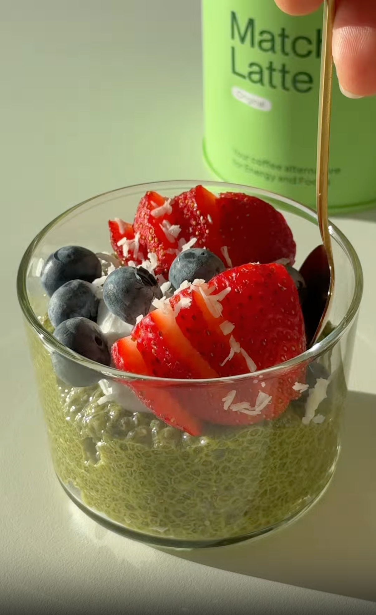 Matcha Chia Pudding
 &ndash; Morning Made - Australia