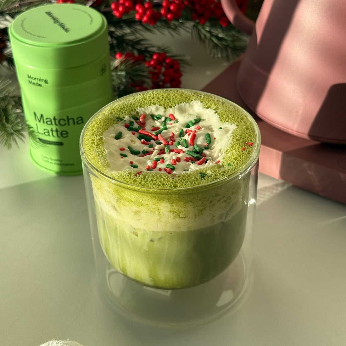 Sugar Cookie Matcha Latte