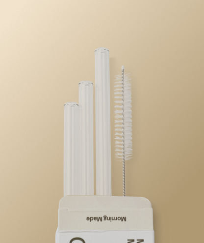 Glass Straw Set