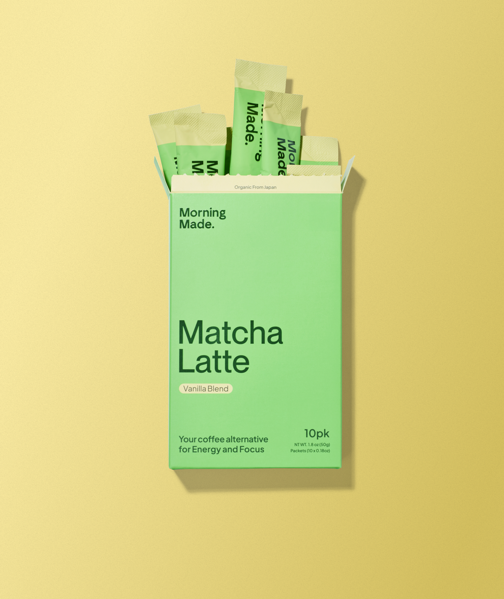 Ceremonial-Grade Matcha Latte Powder | Vanilla Blend Sachets – Morning ...